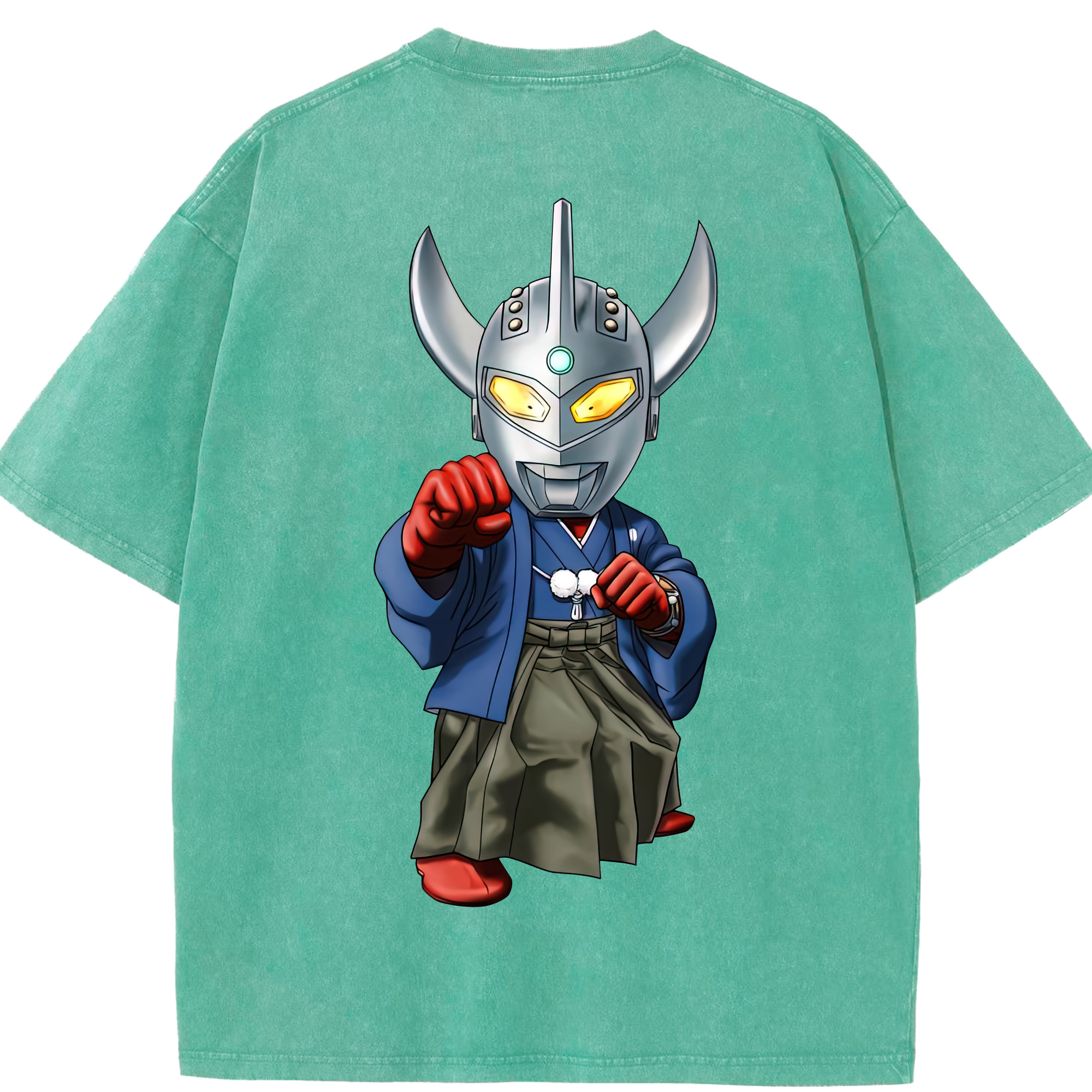 （画像用） ウルトラマン Ultraman 綿100% ヴィンテージ風 半袖Tシャツ（背面プリント）
